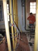 John, electrician, plumber, carpenter, painter, tiler he is learning new skills every day