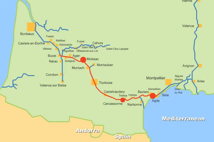 cruise route map for 2009