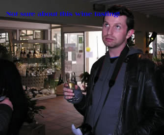 Michael was not sure about this wine tasting as good as the other one