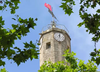 Capestang clock tower