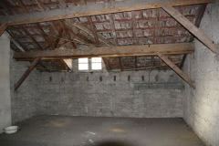 Gable window in loft after cleaning this room