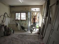 Lounge/Kitchen wall comes down