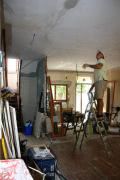 One week repairing ceiling