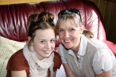 Neice Lisa with daughter Leah