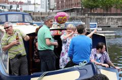 Party time with 26 guests on board