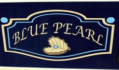 sign blue pearl