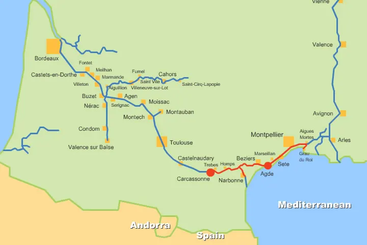 cruise route map for 2007