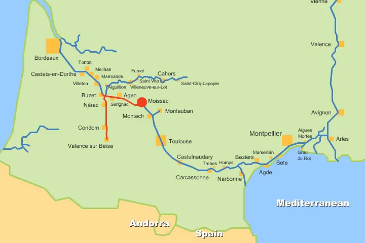 cruise route map for 2010