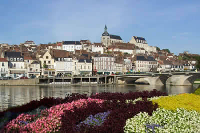 Joigny on the river Yonne