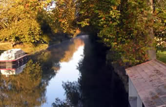 autum on the canal