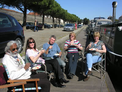 60th birthday lunch in Carcassonne port