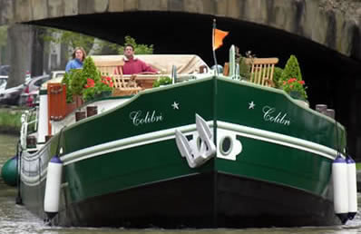 Barge Colibri cruising the Canal du Midi
