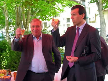 The Mayor of Moissac makes a toast