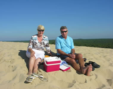 Picnic on the top of La Dune du Pilat